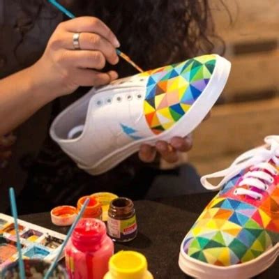 how to paint shoes yourself.